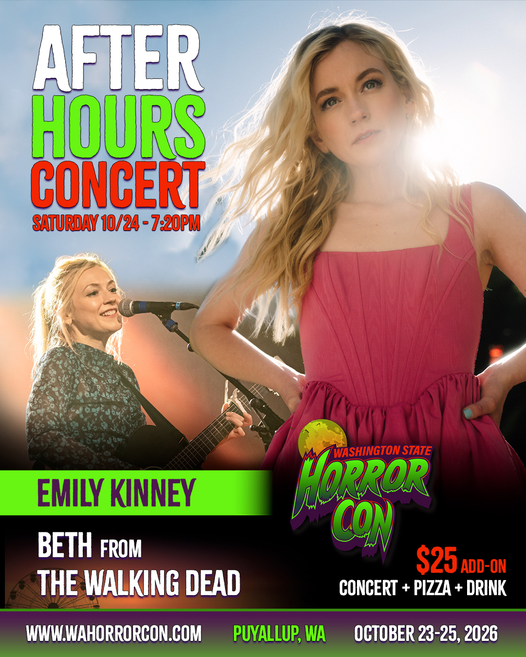 After Hours Concert with Emily Kinney poster